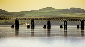 Firth-of-Tay-Eisenbahn-Brücke in Dundee