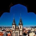 Blick vom Rathausturm, Prag