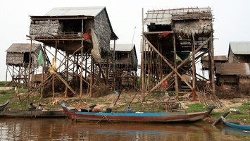 Fahrt zum Tonle Sap-See und Wasserdorf Kampong Khleang