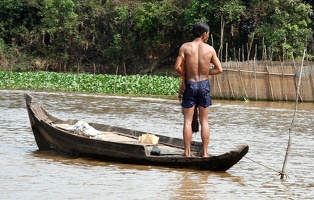Fahrt zum Tonle Sap-See und Wasserdorf Kampong Khleang