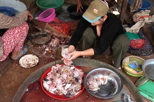 Markt: Gesalzener Catfish
