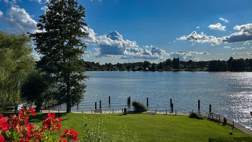 Blick aus unserem Hotelzimmer