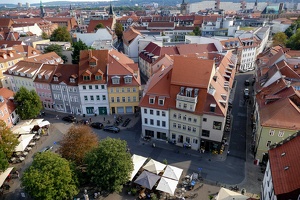 Blick vom Turm der Ägidienkirche
