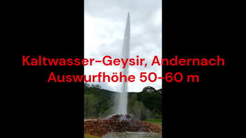 Andernach: Kaltwasser-Geysir