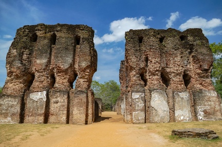 Der archäologische Park von Polonnaruwa